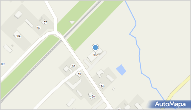 Nowa Sucha, Nowa Sucha, 53A, mapa Nowa Sucha