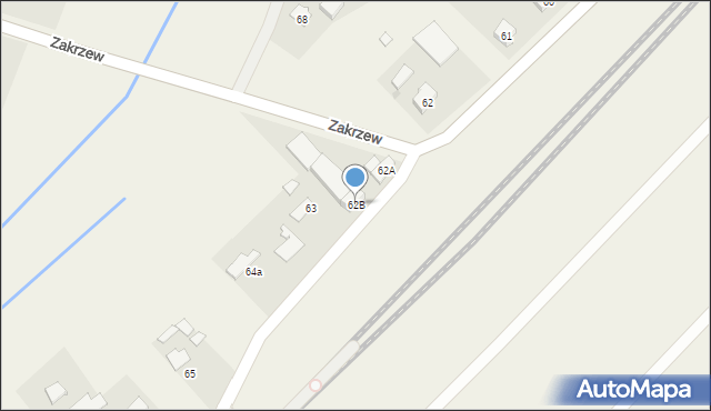 Nowa Sucha, Nowa Sucha, 62B, mapa Nowa Sucha