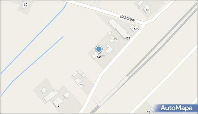 Nowa Sucha, Nowa Sucha, 64a, mapa Nowa Sucha