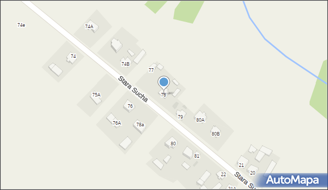 Nowa Sucha, Nowa Sucha, 78, mapa Nowa Sucha