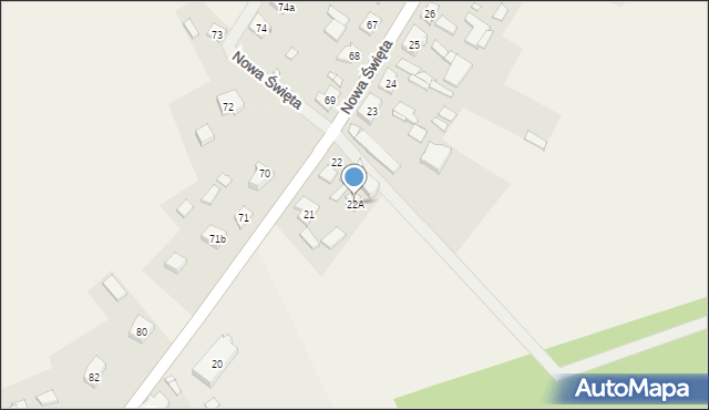 Nowa Święta, Nowa Święta, 22A, mapa Nowa Święta