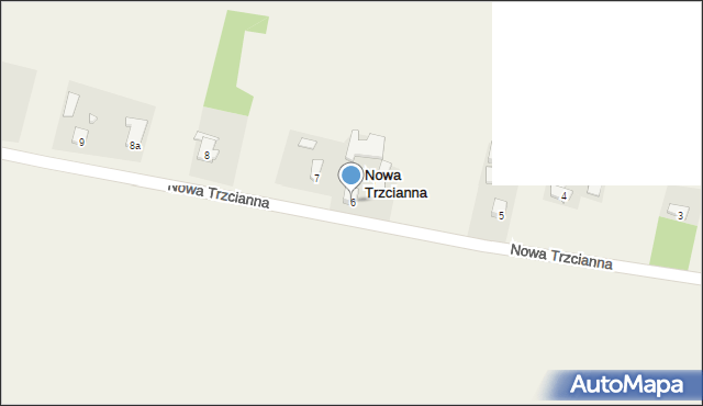 Nowa Trzcianna, Nowa Trzcianna, 6, mapa Nowa Trzcianna