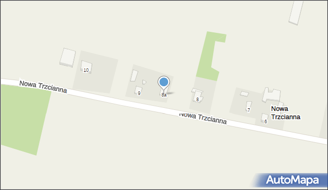 Nowa Trzcianna, Nowa Trzcianna, 8a, mapa Nowa Trzcianna