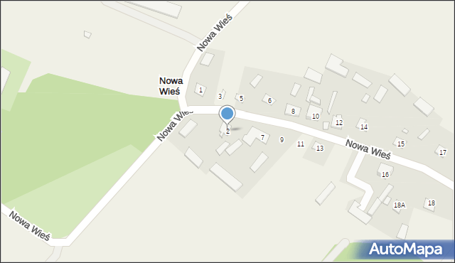 Nowa Wieś, Nowa Wieś, 2, mapa Nowa Wieś