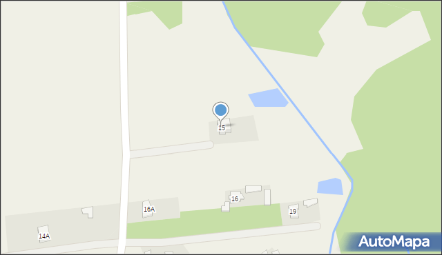 Nowa Wieś, Nowa Wieś, 15, mapa Nowa Wieś