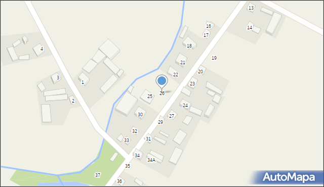 Nowa Wieś, Nowa Wieś, 26, mapa Nowa Wieś