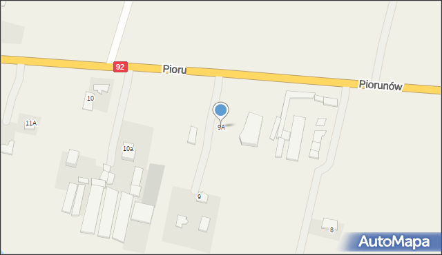 Nowa Wieś, Nowa Wieś, 9A, mapa Nowa Wieś