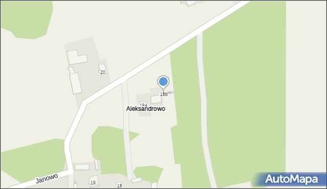 Nowa Wieś, Nowa Wieś, 18b, mapa Nowa Wieś