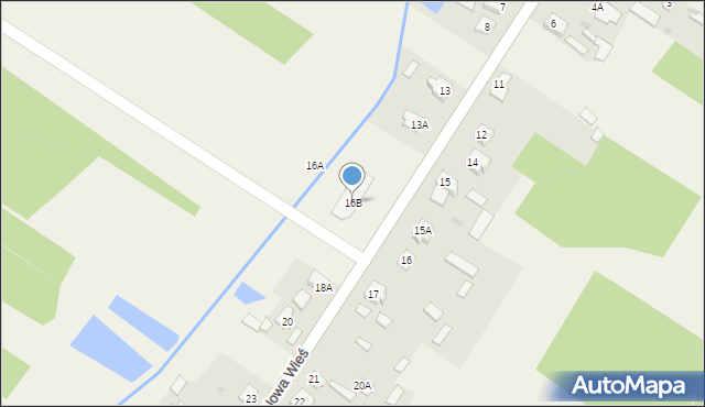 Nowa Wieś, Nowa Wieś, 16B, mapa Nowa Wieś