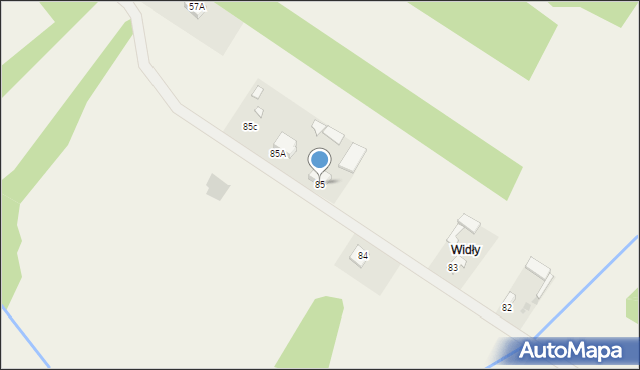 Nowa Wieś, Nowa Wieś, 85, mapa Nowa Wieś