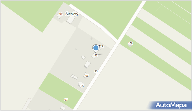 Nowa Wieś, Nowa Wieś, 92, mapa Nowa Wieś