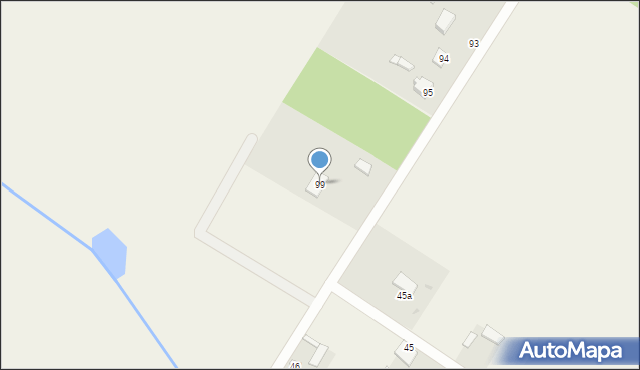 Nowa Wieś, Nowa Wieś, 99, mapa Nowa Wieś
