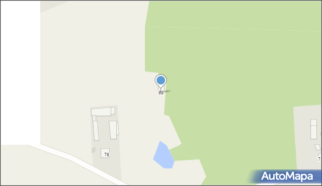 Nowa Wieś, Nowa Wieś, 69, mapa Nowa Wieś