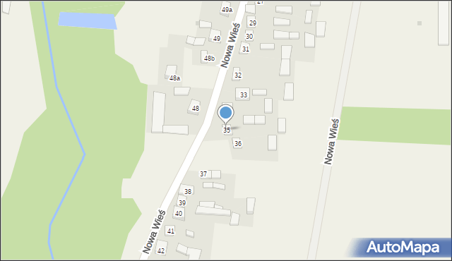 Nowa Wieś, Nowa Wieś, 35, mapa Nowa Wieś