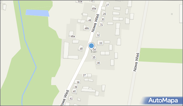 Nowa Wieś, Nowa Wieś, 35a, mapa Nowa Wieś