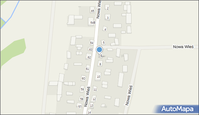 Nowa Wieś, Nowa Wieś, 7, mapa Nowa Wieś