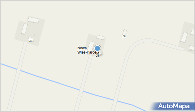 Nowa Wieś, Nowa Wieś, 28, mapa Nowa Wieś