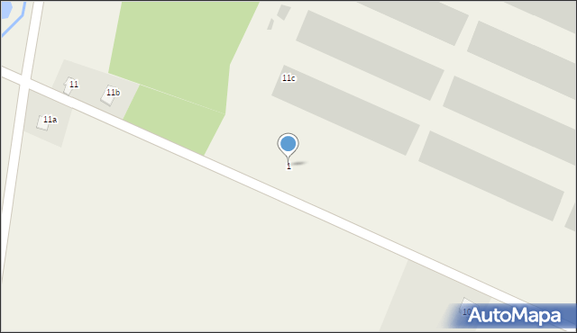Nowa Wieś, Nowa Wieś, 1, mapa Nowa Wieś