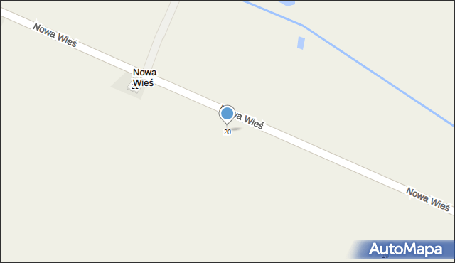 Nowa Wieś, Nowa Wieś, 20, mapa Nowa Wieś