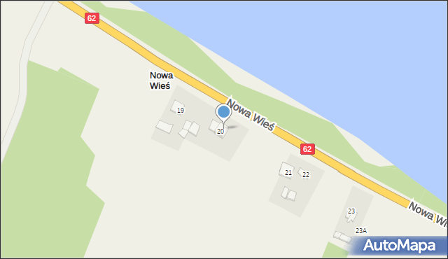 Nowa Wieś, Nowa Wieś, 20A, mapa Nowa Wieś