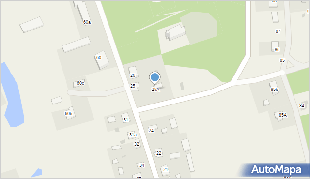 Nowa Wieś, Nowa Wieś, 25A, mapa Nowa Wieś