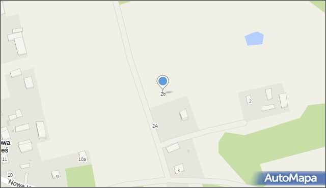 Nowa Wieś, Nowa Wieś, 2b, mapa Nowa Wieś