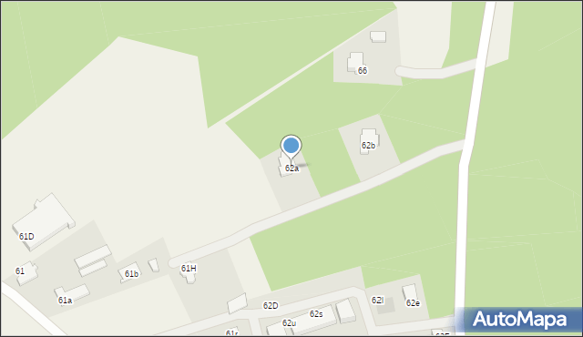 Nowa Wieś, Nowa Wieś, 62a, mapa Nowa Wieś