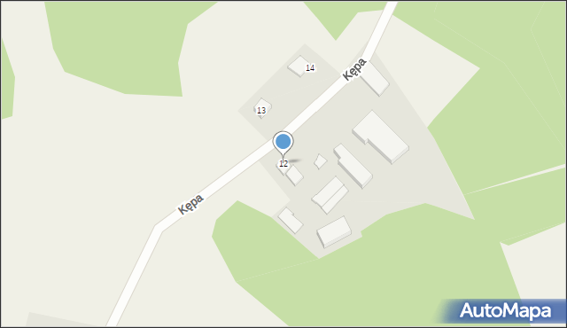 Nowa Wieś, Nowa Wieś, 12, mapa Nowa Wieś