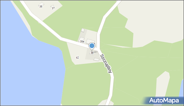 Nowa Wieś, Nowa Wieś, 38, mapa Nowa Wieś