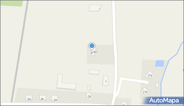 Nowa Wieś, Nowa Wieś, 1c, mapa Nowa Wieś