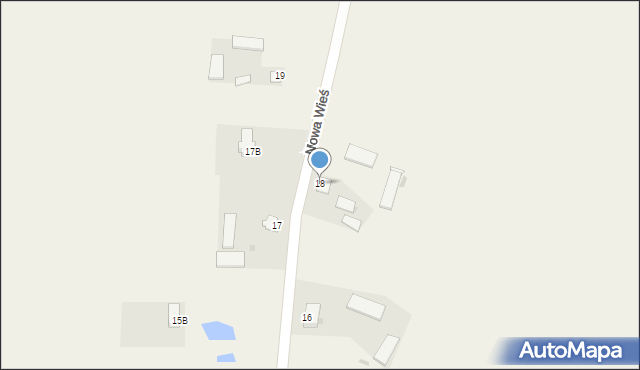 Nowa Wieś, Nowa Wieś, 18, mapa Nowa Wieś