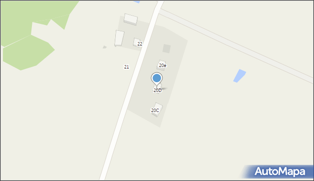 Nowa Wieś, Nowa Wieś, 20D, mapa Nowa Wieś