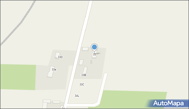 Nowa Wieś, Nowa Wieś, 33, mapa Nowa Wieś