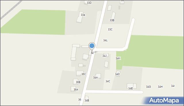 Nowa Wieś, Nowa Wieś, 34, mapa Nowa Wieś