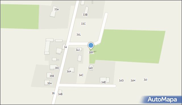 Nowa Wieś, Nowa Wieś, 34K, mapa Nowa Wieś