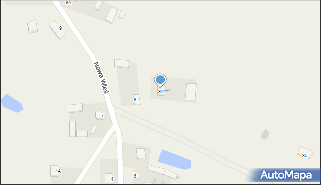 Nowa Wieś, Nowa Wieś, 8C, mapa Nowa Wieś