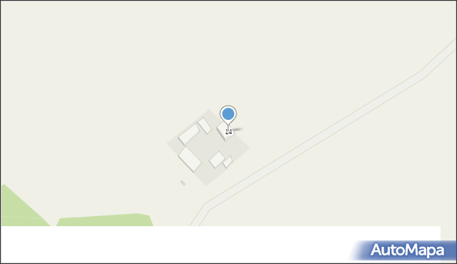 Nowa Wieś, Nowa Wieś, 14, mapa Nowa Wieś