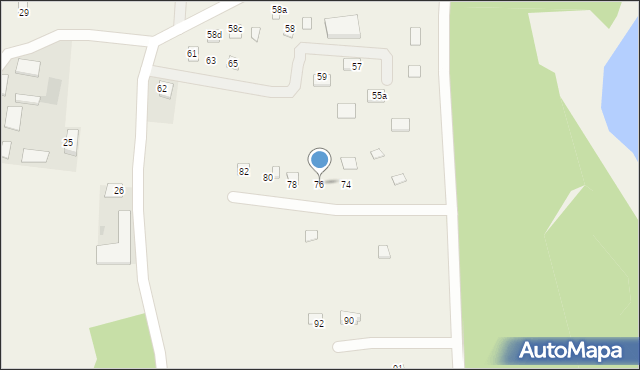 Nowa Wieś, Nowa Wieś, 76, mapa Nowa Wieś