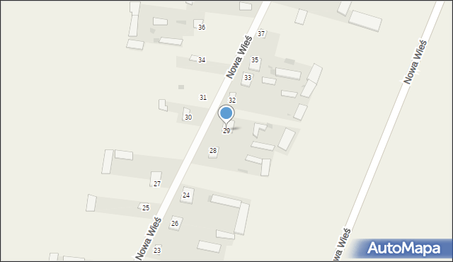 Nowa Wieś, Nowa Wieś, 29, mapa Nowa Wieś