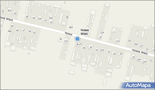 Nowa Wieś, Nowa Wieś, 37, mapa Nowa Wieś