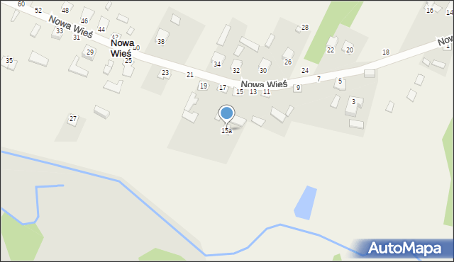 Nowa Wieś, Nowa Wieś, 15a, mapa Nowa Wieś