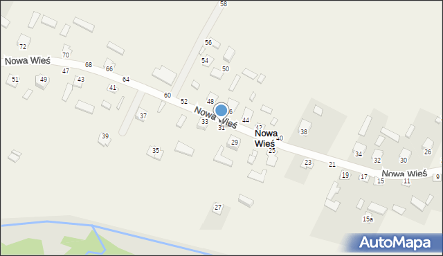 Nowa Wieś, Nowa Wieś, 31, mapa Nowa Wieś