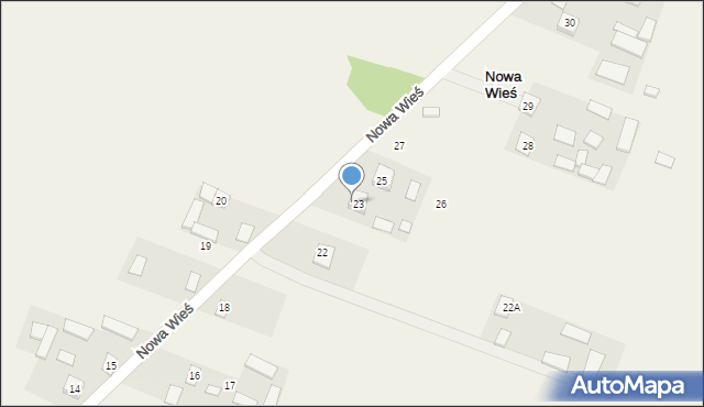 Nowa Wieś, Nowa Wieś, 24, mapa Nowa Wieś