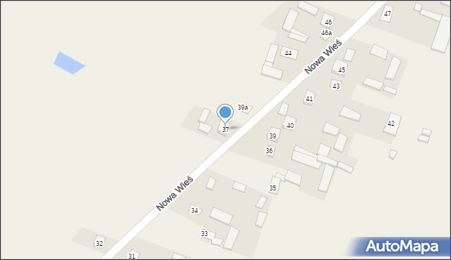Nowa Wieś, Nowa Wieś, 37, mapa Nowa Wieś