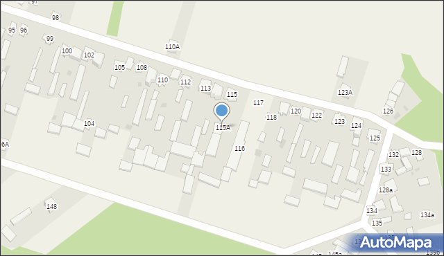 Nowa Wieś, Nowa Wieś, 115A, mapa Nowa Wieś