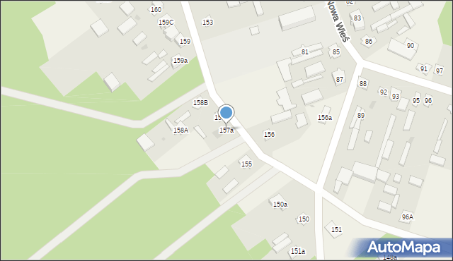 Nowa Wieś, Nowa Wieś, 157a, mapa Nowa Wieś