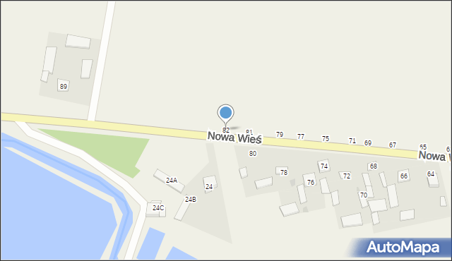 Nowa Wieś, Nowa Wieś, 82, mapa Nowa Wieś