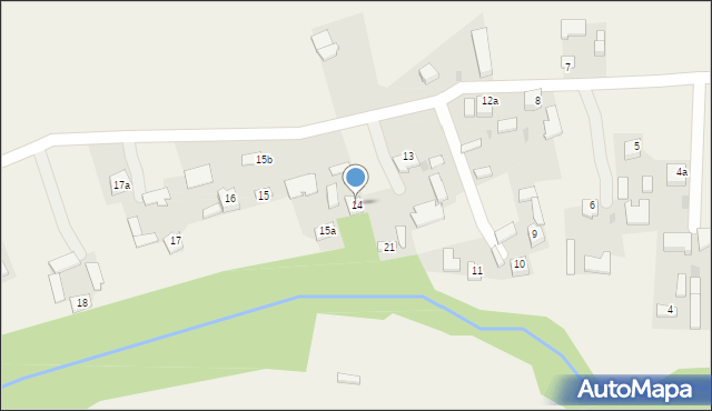 Nowa Wieś, Nowa Wieś, 14, mapa Nowa Wieś