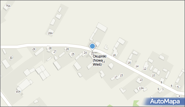 Nowa Wieś, Nowa Wieś, 22, mapa Nowa Wieś