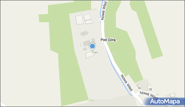 Nowa Wieś, Nowa Wieś, 105, mapa Nowa Wieś
